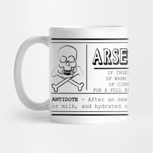 ARSENIC POISON mug label Mug